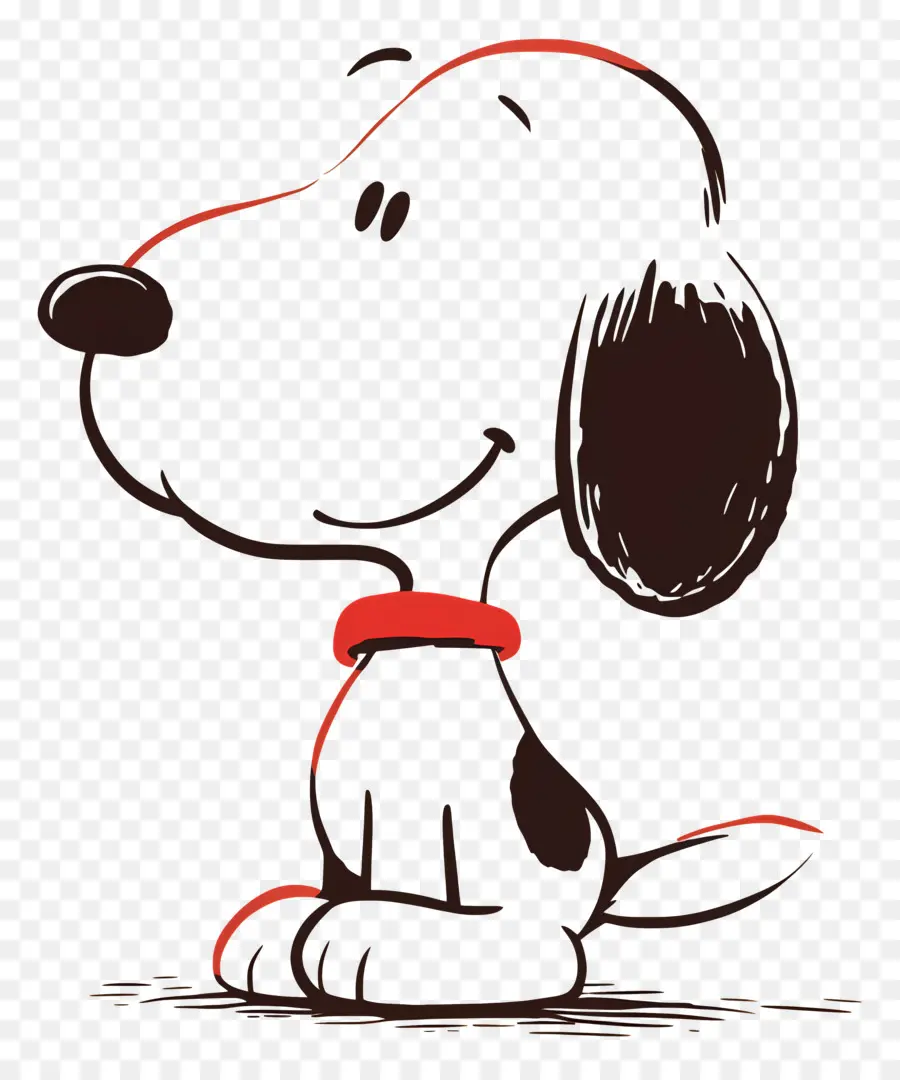 Snoopy，Croquis De Chien De Dessin Animé PNG