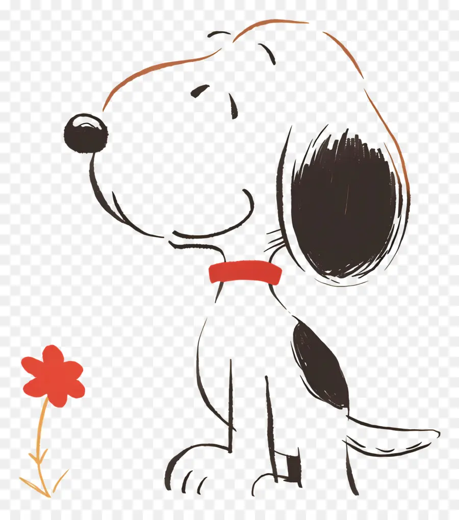 Snoopy，Croquis De Chien De Dessin Animé PNG