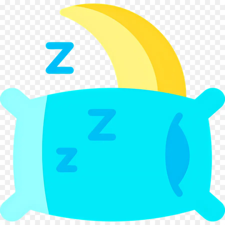 Dormir Zzz，Oreiller Et Lune PNG