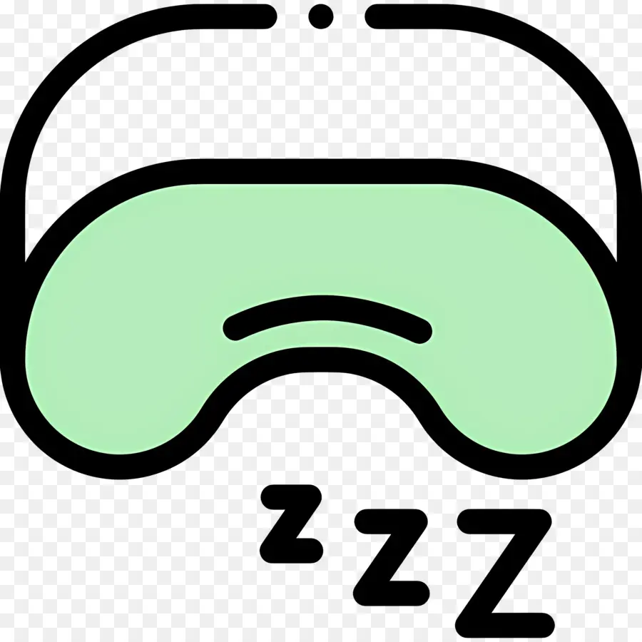 Dormir Zzz，Masque De Sommeil Avec Zzz PNG