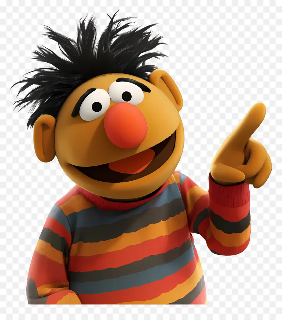 Ernie，Personnage De Dessin Animé PNG