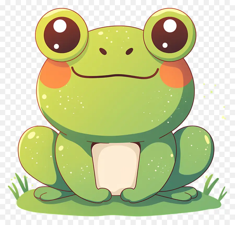 Grenouille De Dessin Animé，Grenouille Verte PNG