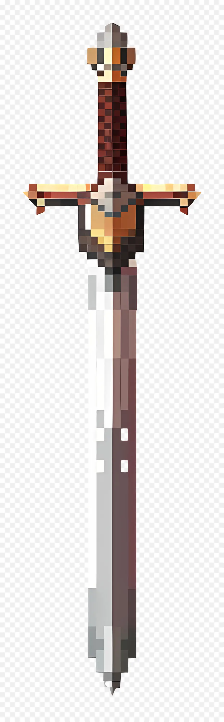 Épée De Pixels，Épée Pixélisée PNG