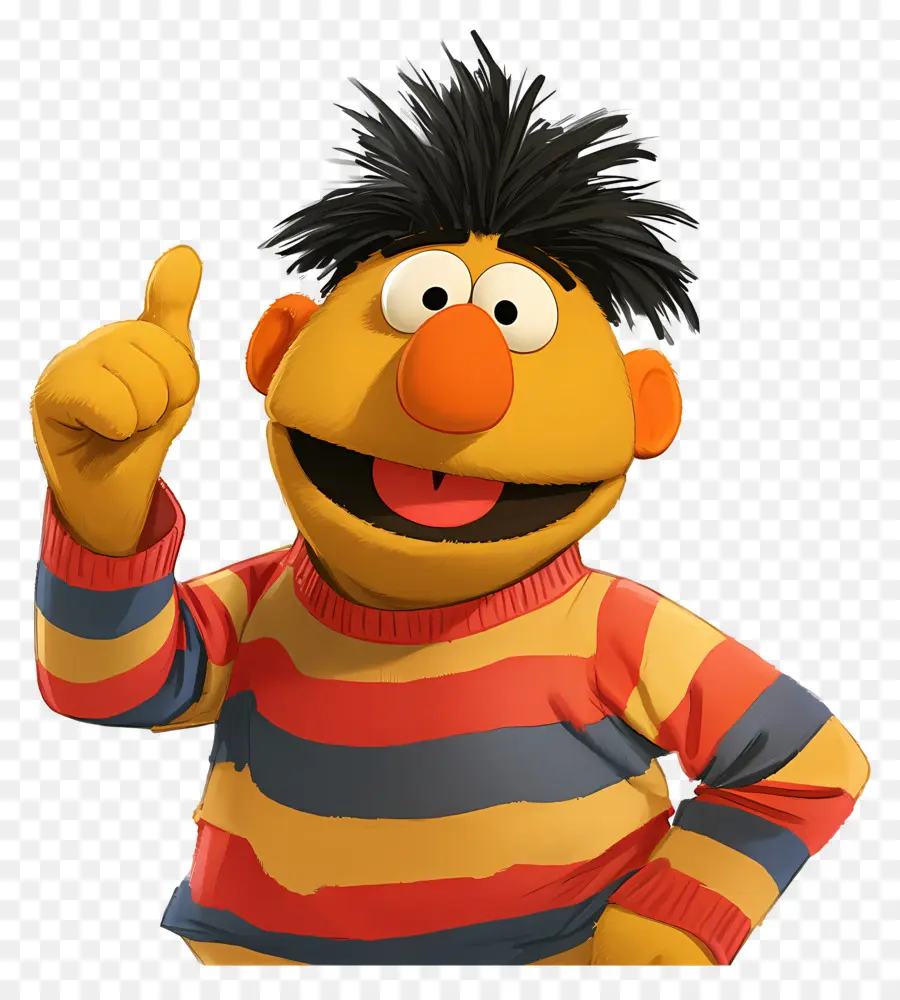 Ernie，Personnage De Dessin Animé PNG