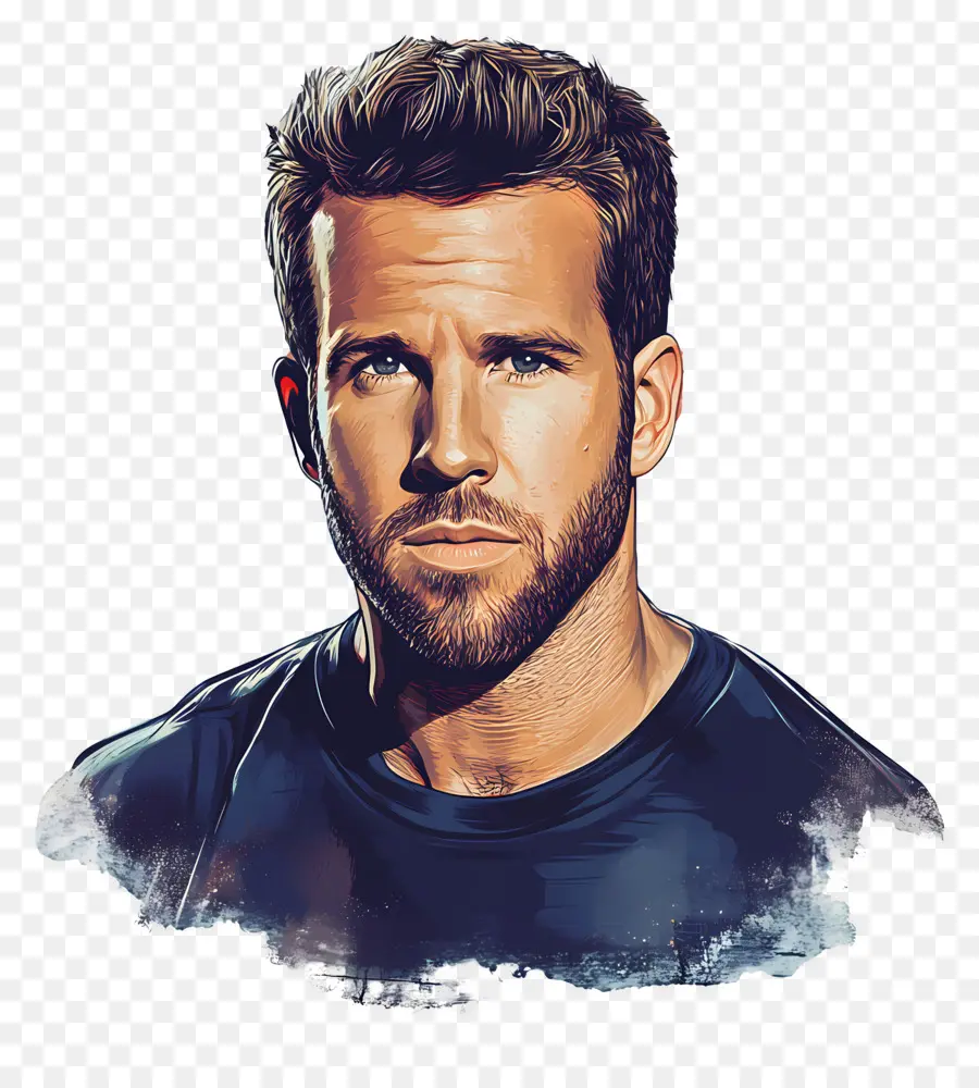 Ryan Reynolds，Homme Illustré PNG