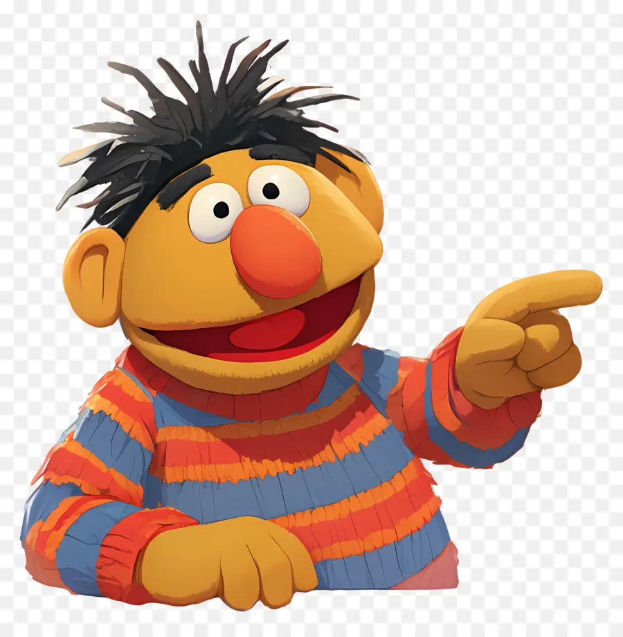 Ernie，Personnage De Dessin Animé PNG