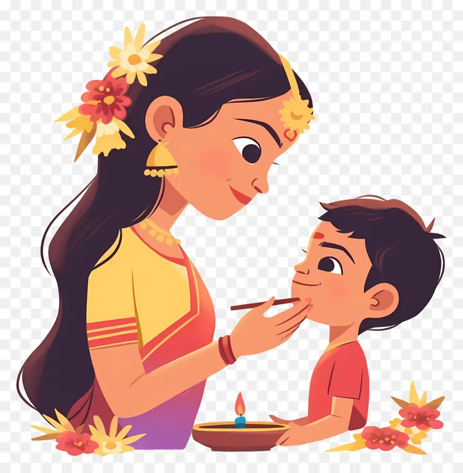 Bhai Dooj，Soeur Et Frère PNG