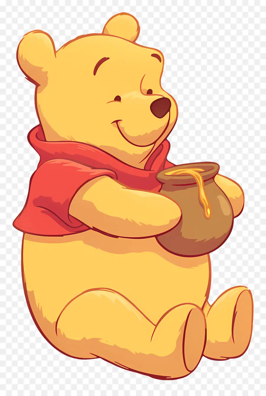 Winnie L'ourson，Ours Jaune Au Miel PNG