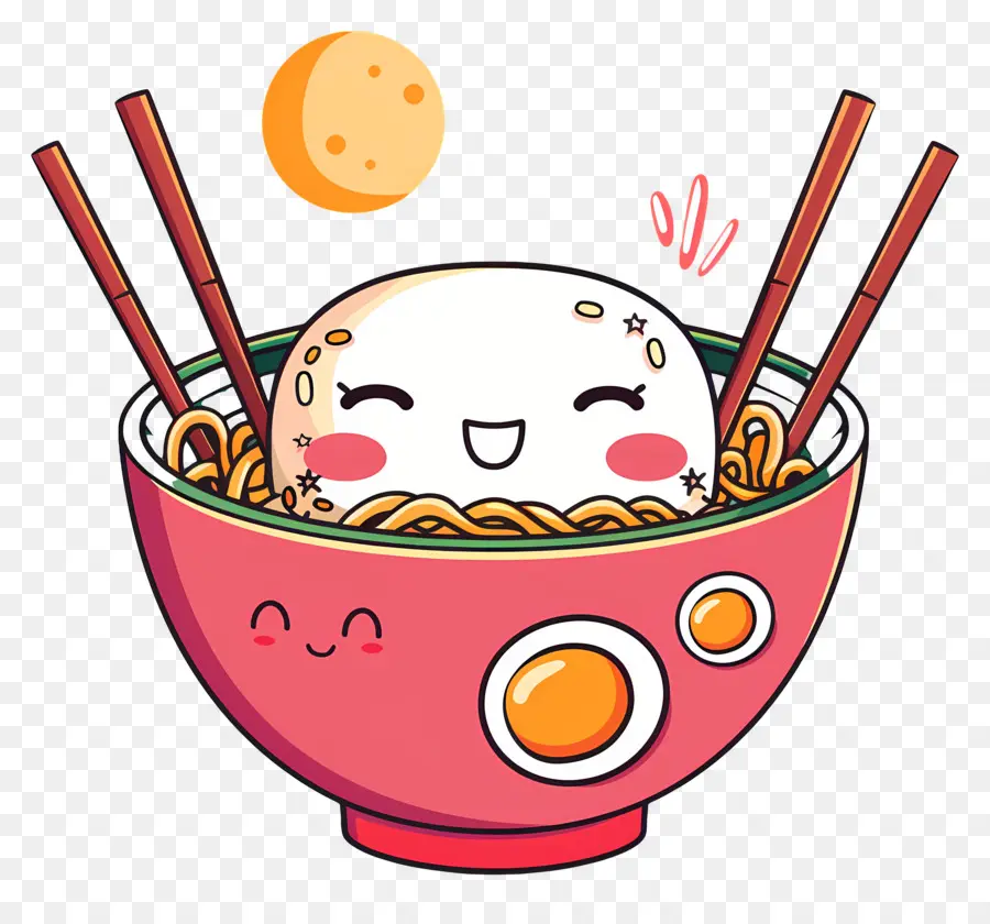 Bol De Ramen，Bol De Nouilles Mignon PNG