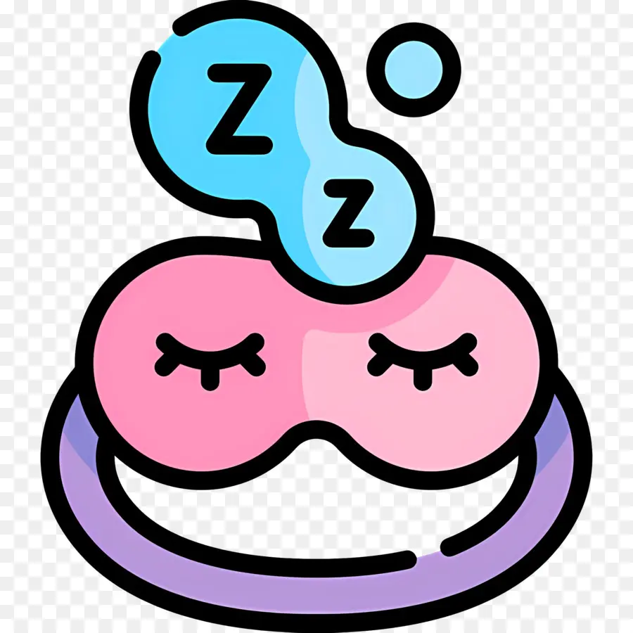 Dormir Zzz，Masque De Sommeil Avec Zzz PNG