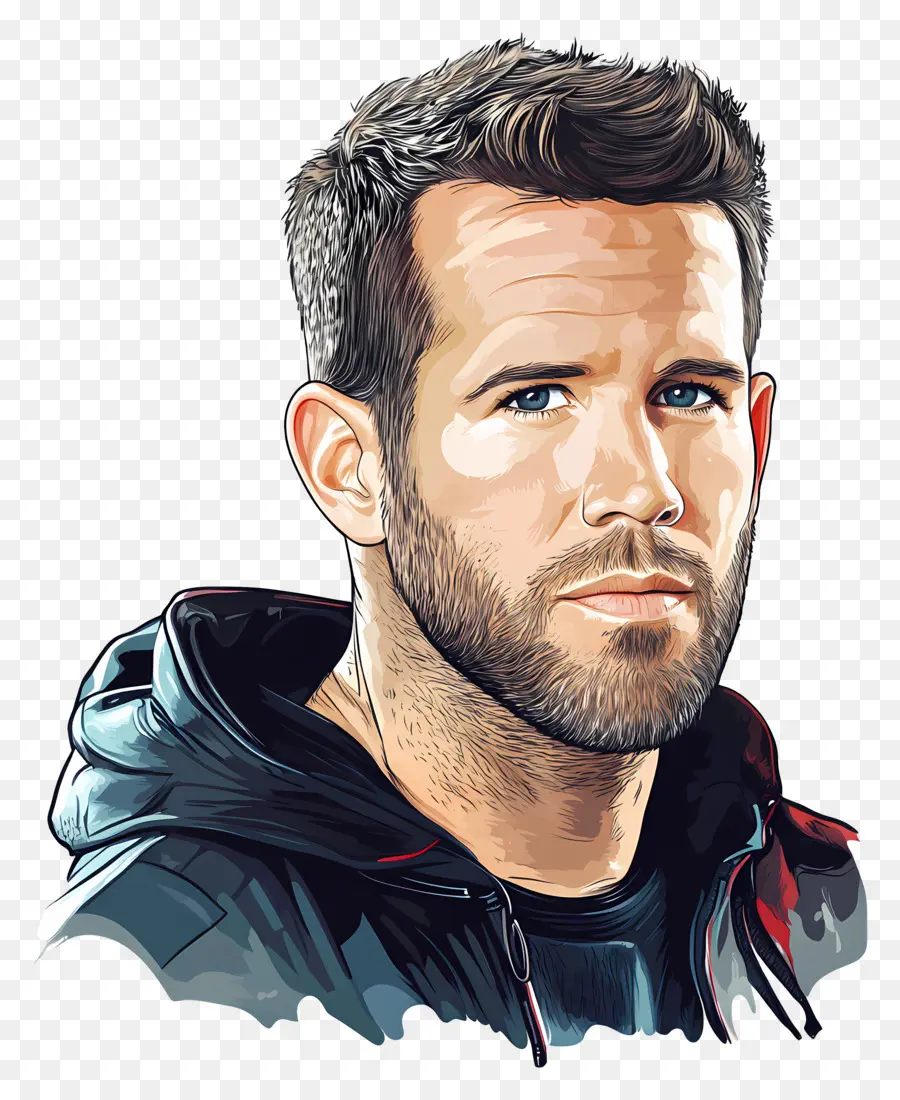 Ryan Reynolds，Homme Illustré PNG