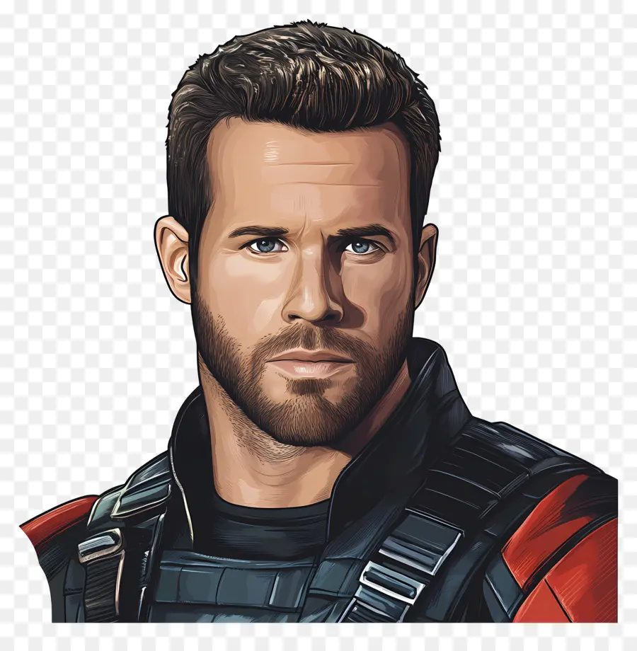 Ryan Reynolds，Illustration Du Personnage PNG