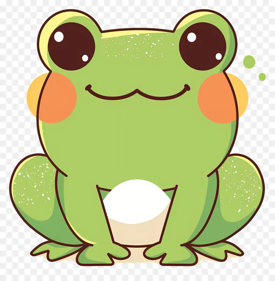 Grenouille De Dessin Animé，Grenouille Verte PNG