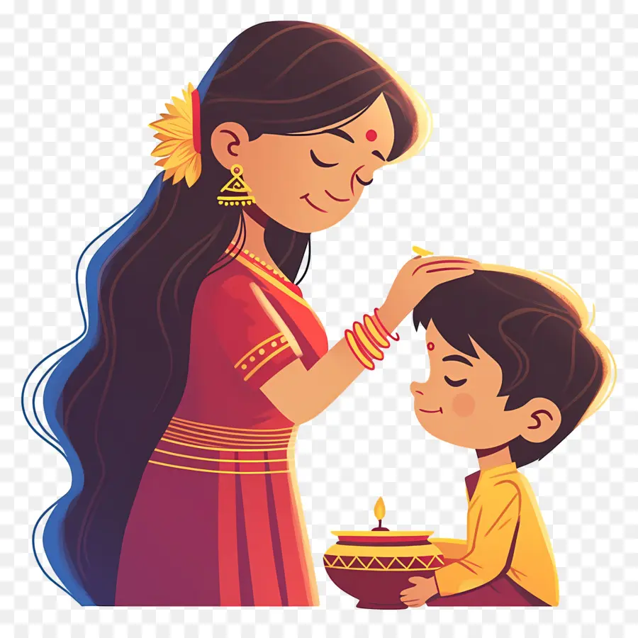 Bhai Dooj，Soeur Et Frère PNG