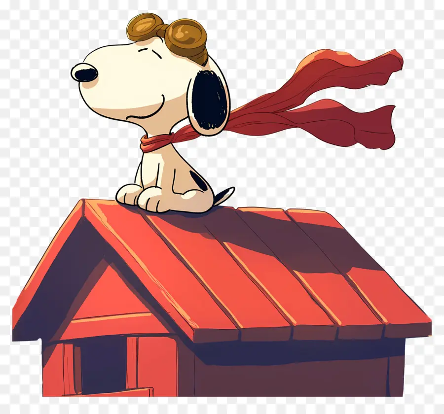 Snoopy，Chien De Dessin Animé Avec Des Lunettes PNG