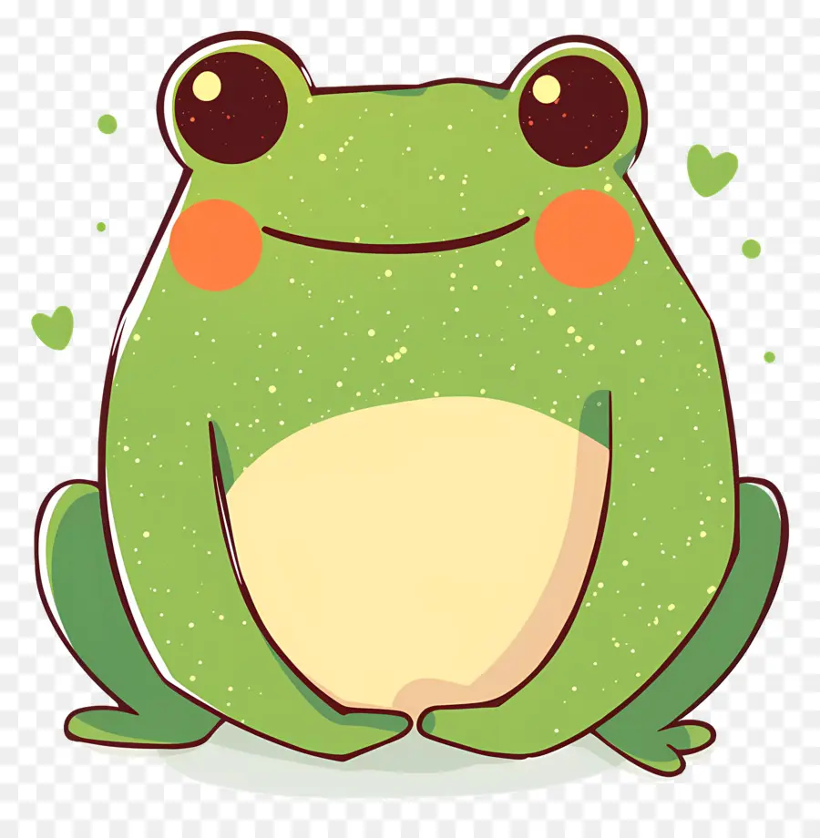 Grenouille De Dessin Animé，Grenouille Verte PNG