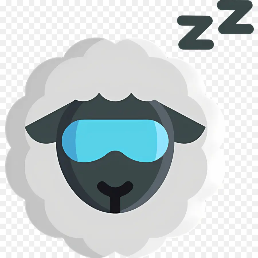 Dormir Zzz，Mouton PNG