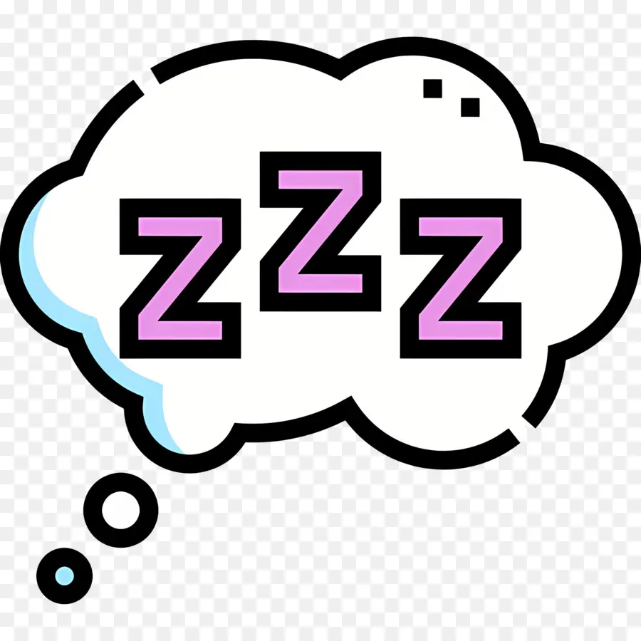 Dormir Zzz，Nuage Avec Des Z PNG