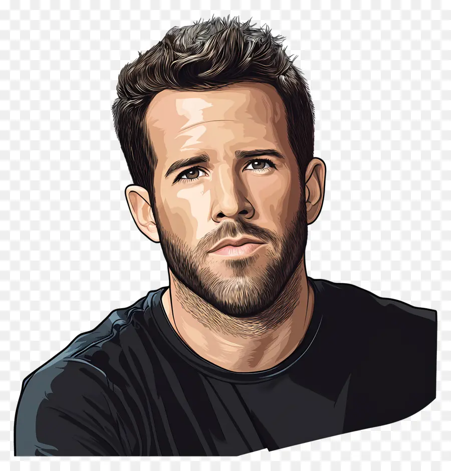 Ryan Reynolds，Homme Illustré PNG