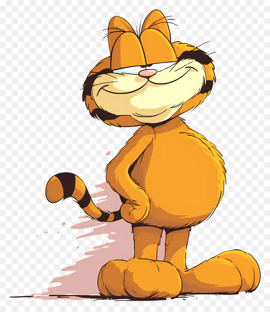 Garfield，Chat Orange PNG