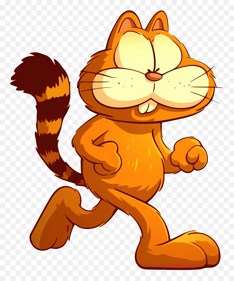 Garfield，Chat Orange PNG