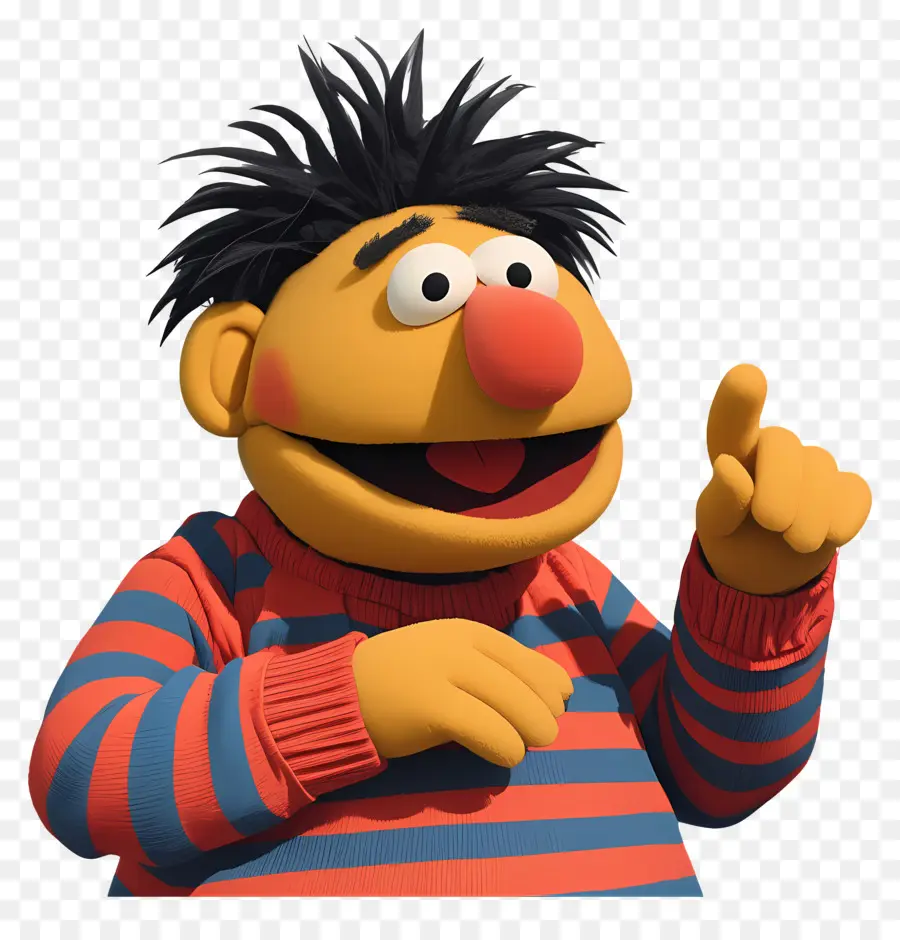 Ernie，Personnage De Dessin Animé PNG