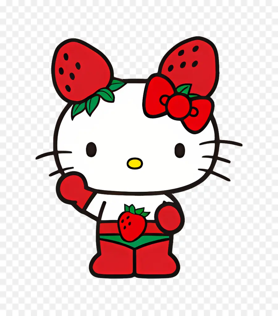 Ichigoman，Fraise Hello Kitty PNG