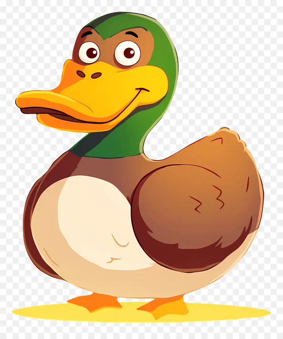 Caricature De Canard，Canard Vert PNG