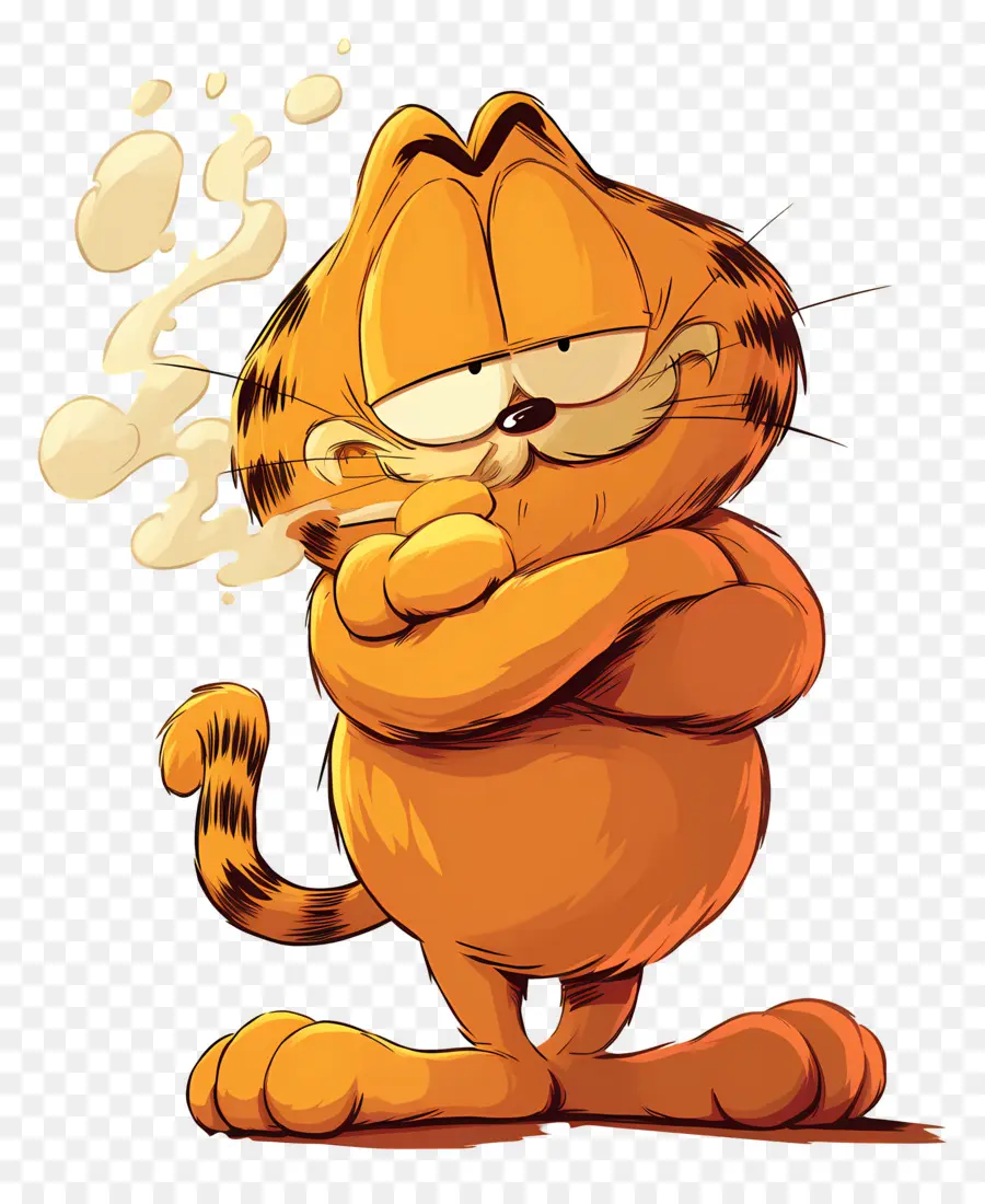 Garfield，Chat Orange PNG