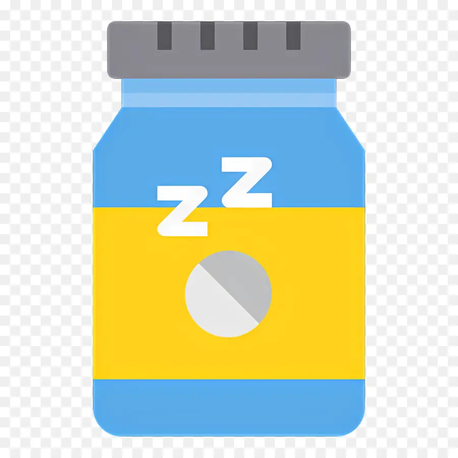 Dormir Zzz，Bouteille De Supplément De Sommeil PNG