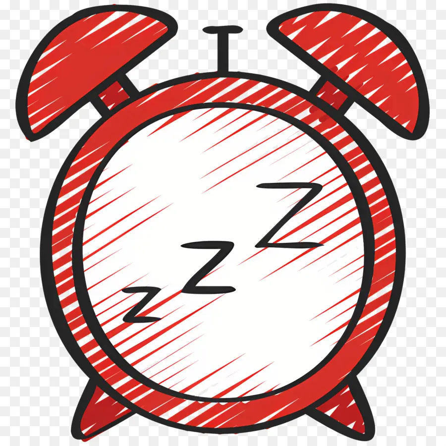 Dormir Zzz，Réveil Rouge PNG