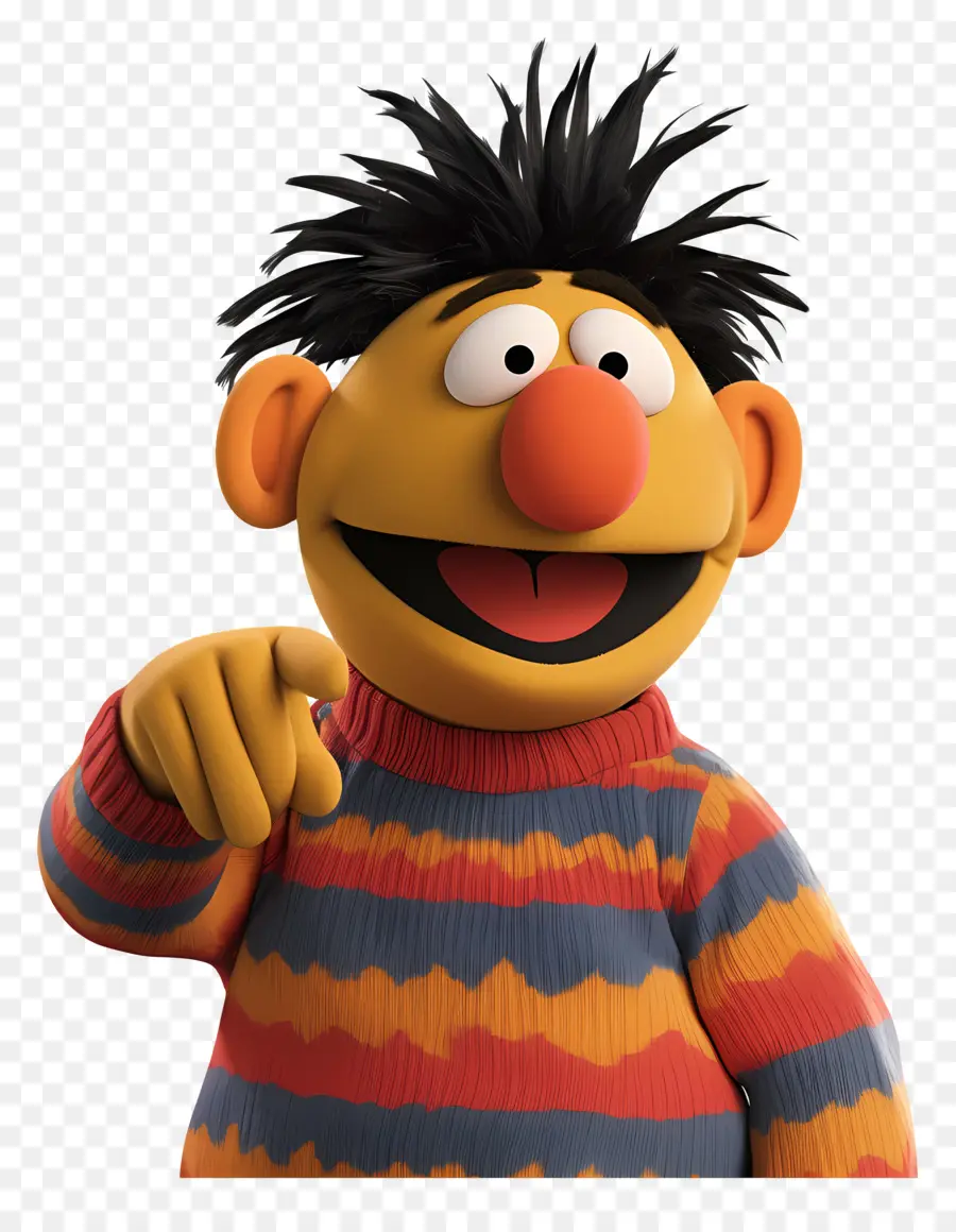 Ernie，Personnage De Dessin Animé PNG