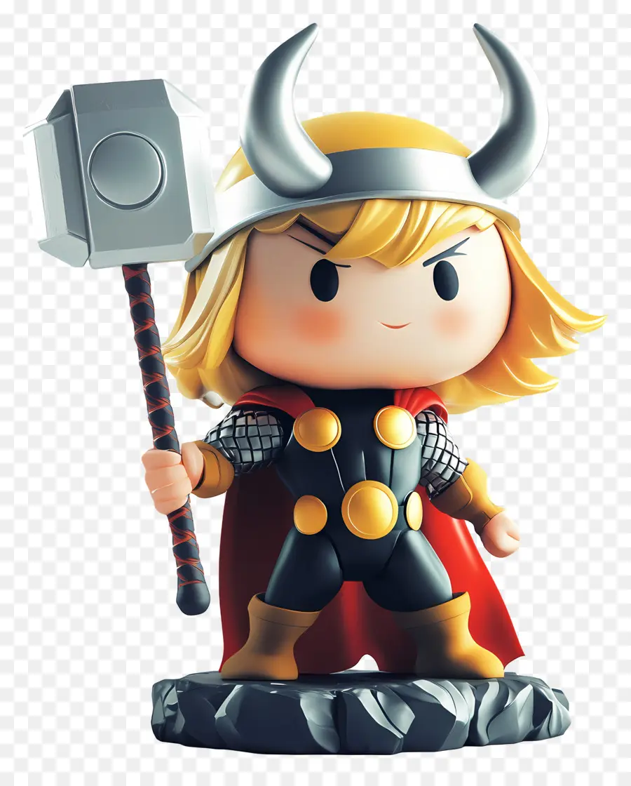 Thor，Guerrière Avec Marteau PNG