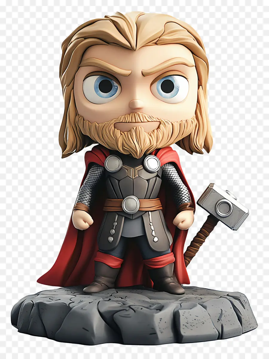 Thor，Guerrier Blond Avec Marteau PNG