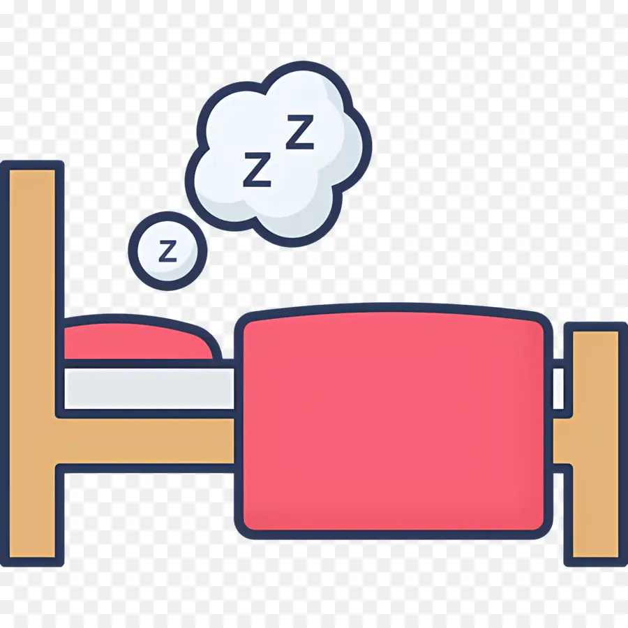 Dormir Zzz，Lit De Couchage PNG