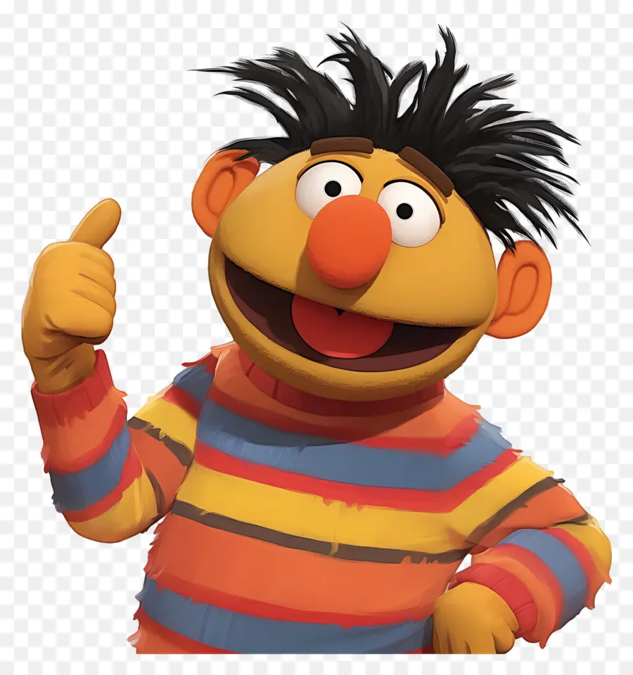 Ernie，Personnage De Dessin Animé PNG