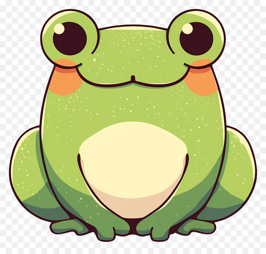 Grenouille De Dessin Animé，Grenouille Verte PNG