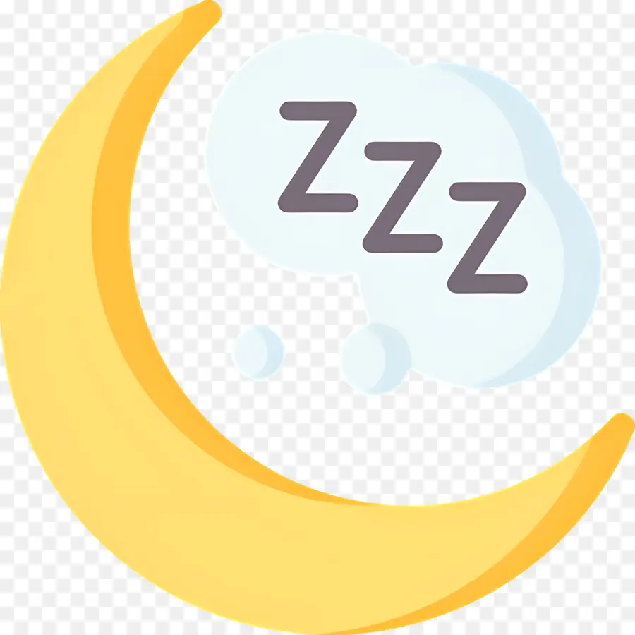 Dormir Zzz，Lune Avec Des Z PNG