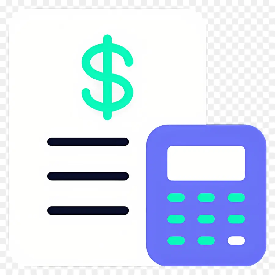 Budget Et Finances，Document Et Calculatrice PNG