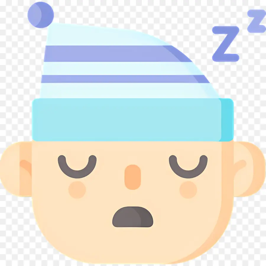 Dormir Zzz，Visage Endormi PNG