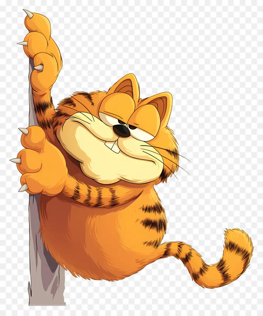 Garfield，Chat Orange PNG