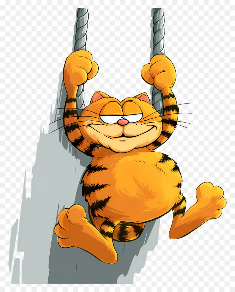 Garfield，Chat Orange PNG