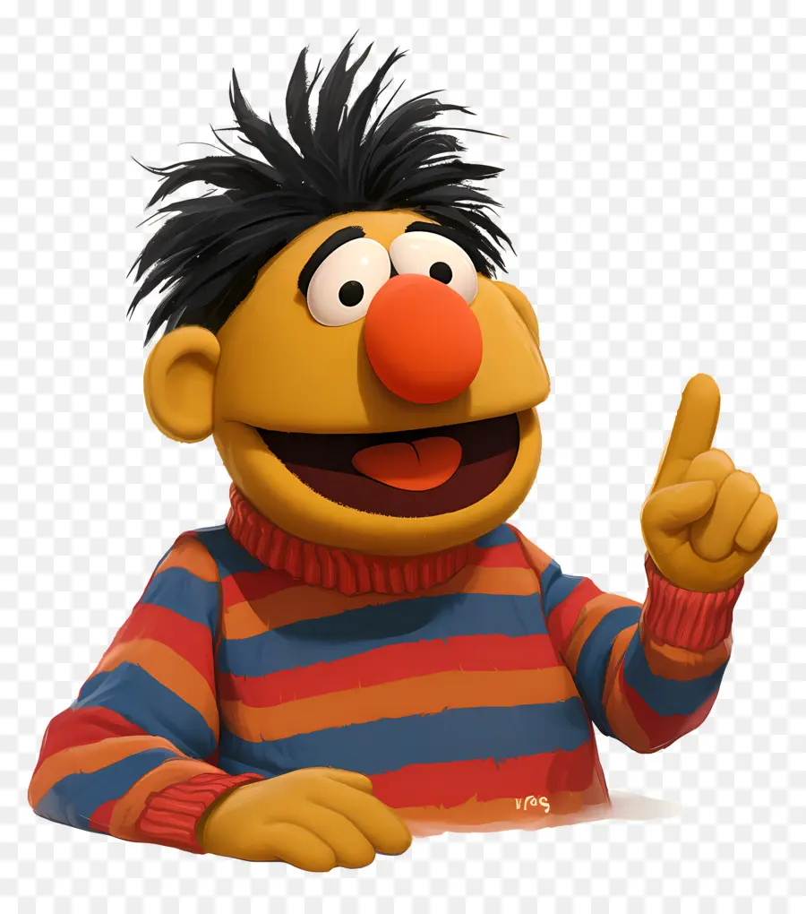 Ernie，Personnage De Dessin Animé PNG