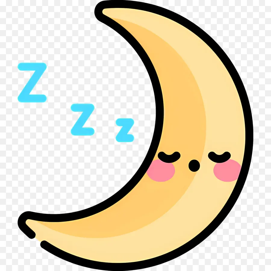 Dormir Zzz，Lune Avec Des Z PNG