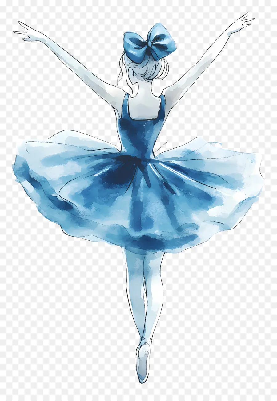 Ballet，Ballerine Bleue PNG