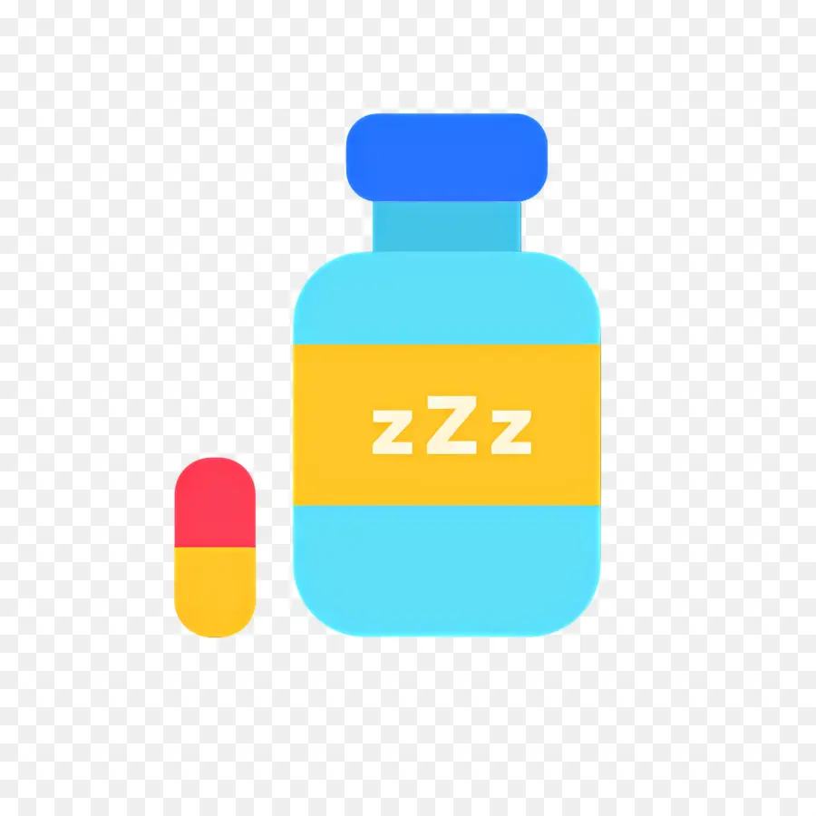 Dormir Zzz，Bouteille D'aide Au Sommeil PNG