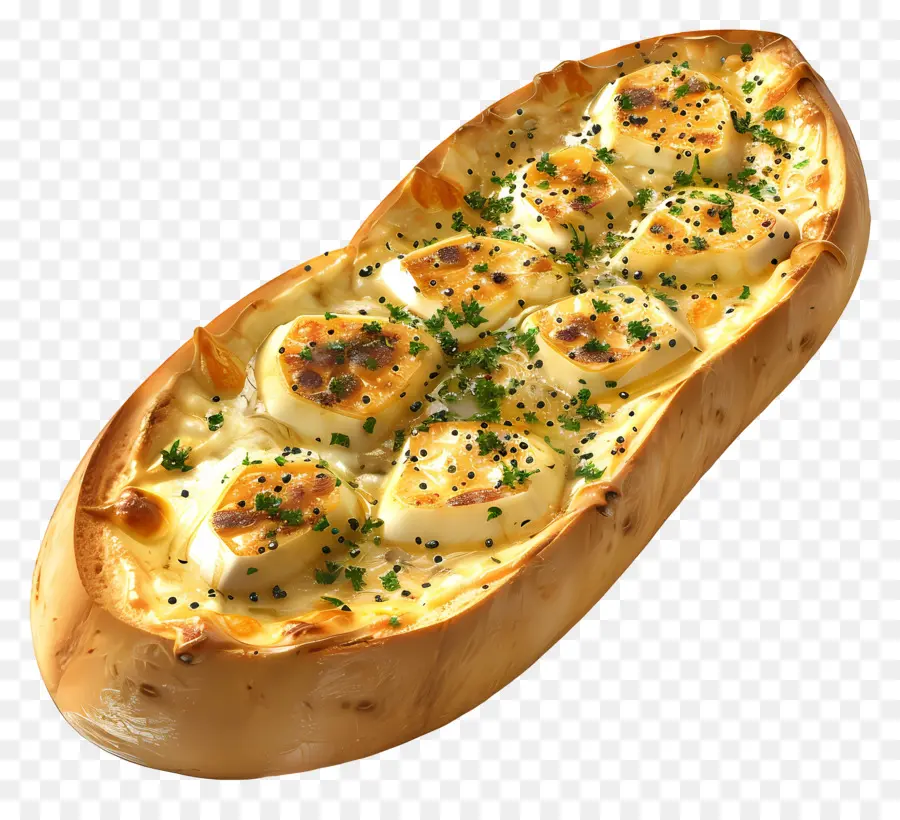 Pain à L'ail，Pain Au Fromage PNG