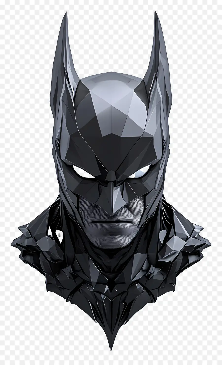 Homme Chauve Souris，Buste De Super Héros Noir PNG