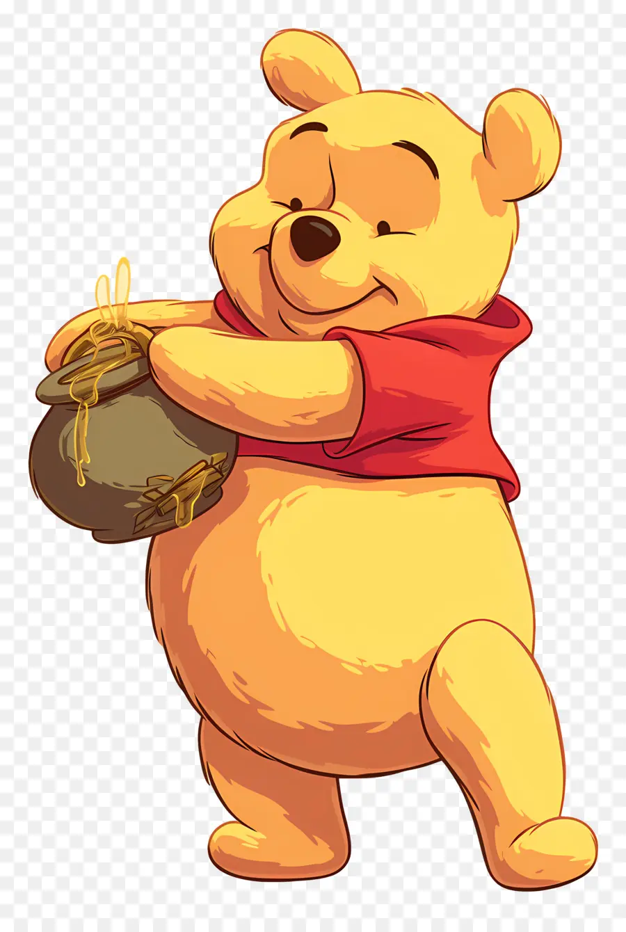 Winnie L'ourson，Ours Jaune Au Miel PNG