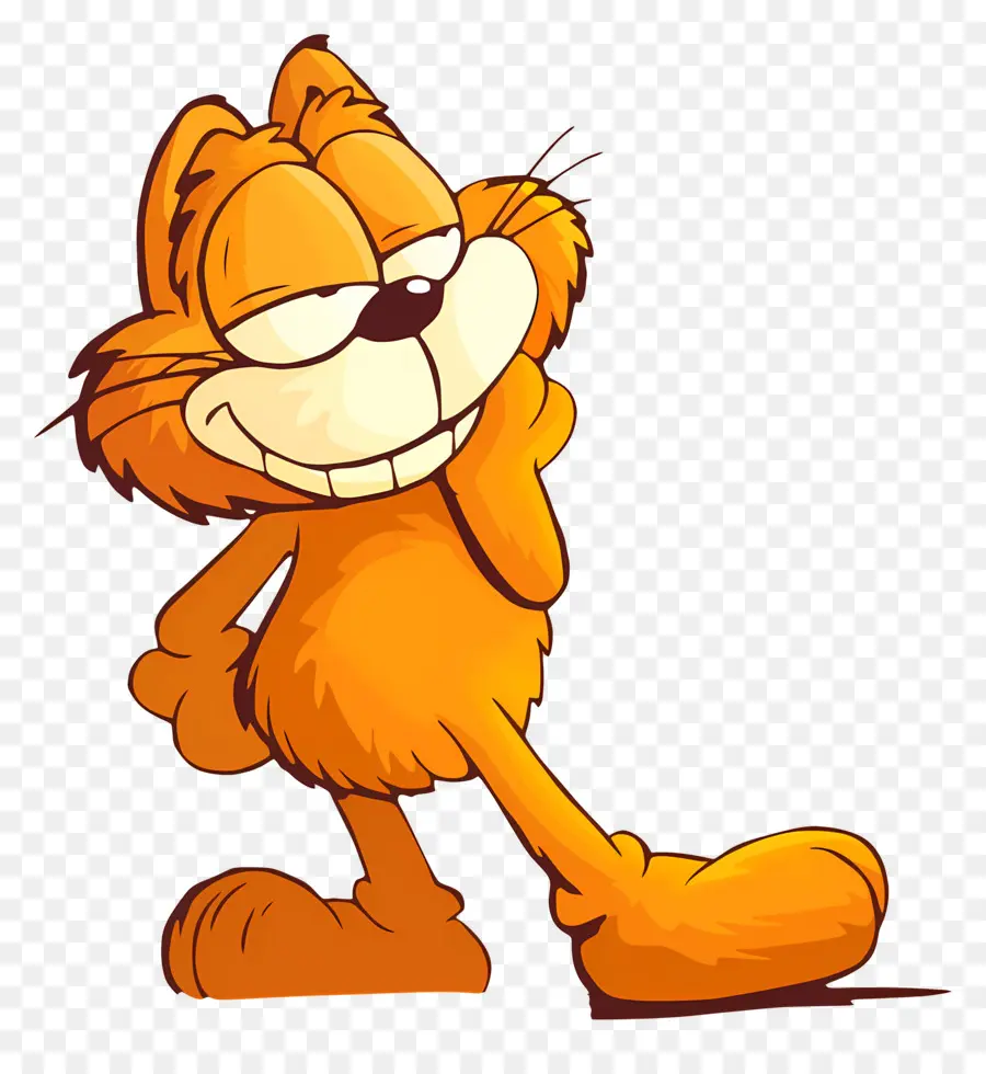 Garfield，Chat Orange PNG